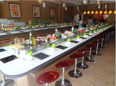 南京然熙达 专业打造高品质回转火锅与旋转麻辣烫设备