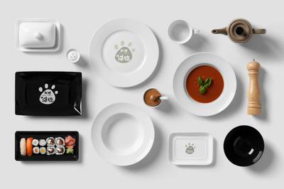 猫迹料理品牌设计 如何用高辨识度logo打造餐桌符号吸引力？